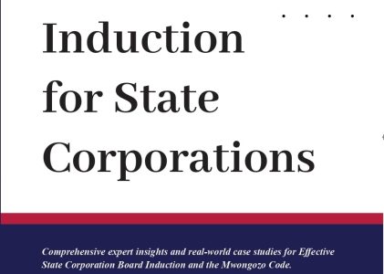 Board Induction for State Corporations